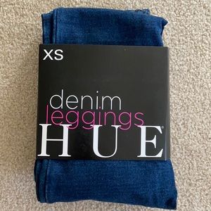 HUE Denim Leggings: Skinny Jeanz Leggings U13638